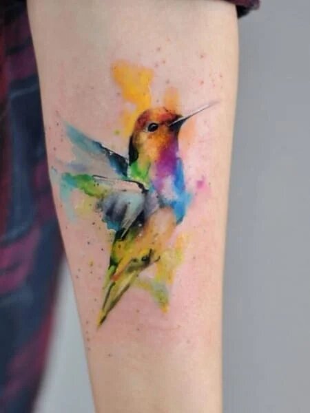 Delicate and Meaningful Hummingbird Tattoos for Men