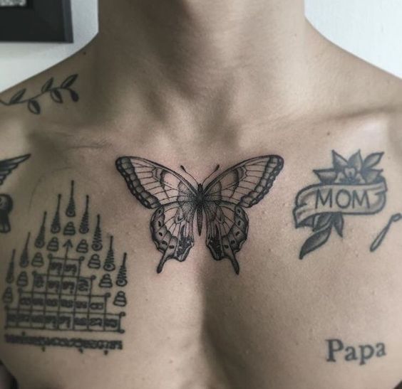butterfly tattoos for men
