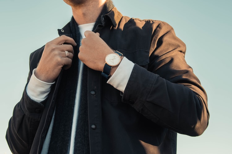 man style with coat