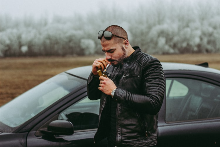 man leather jacket