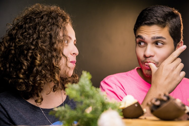 Two Couple Gazing 