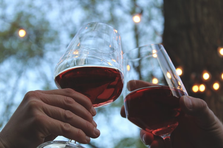 Two glasses of wine