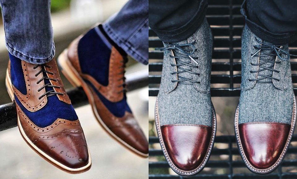 two tone colour fashion