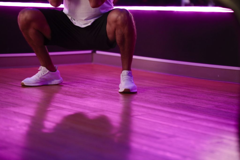man workout 