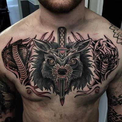 chest tattoos for men