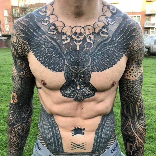 chest tattoos for men