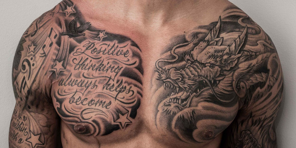 chest tattoos for men