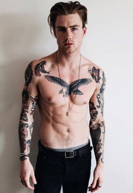 chest tattoos for men