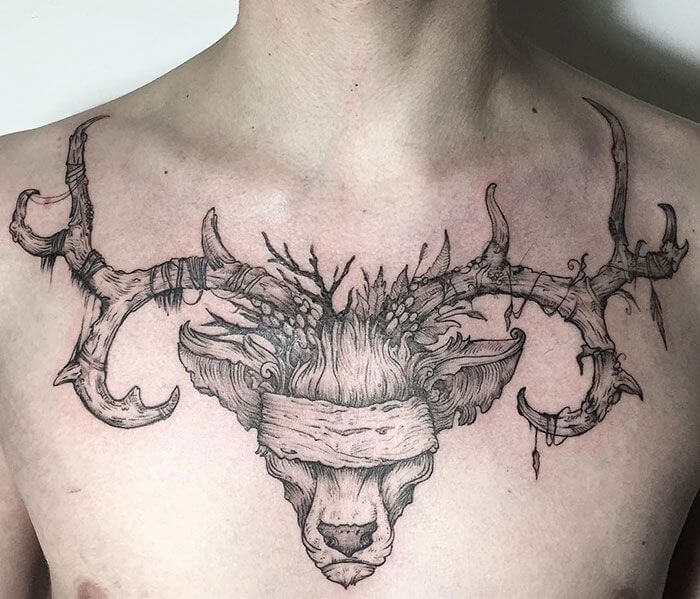 chest tattoos for men