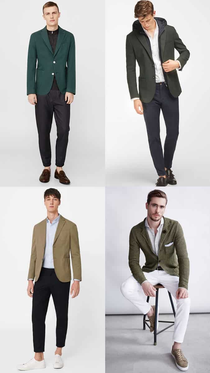 green fashion style for men