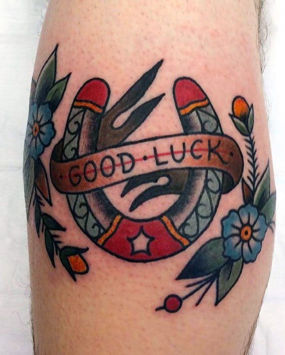 good luck tattoos designs for men