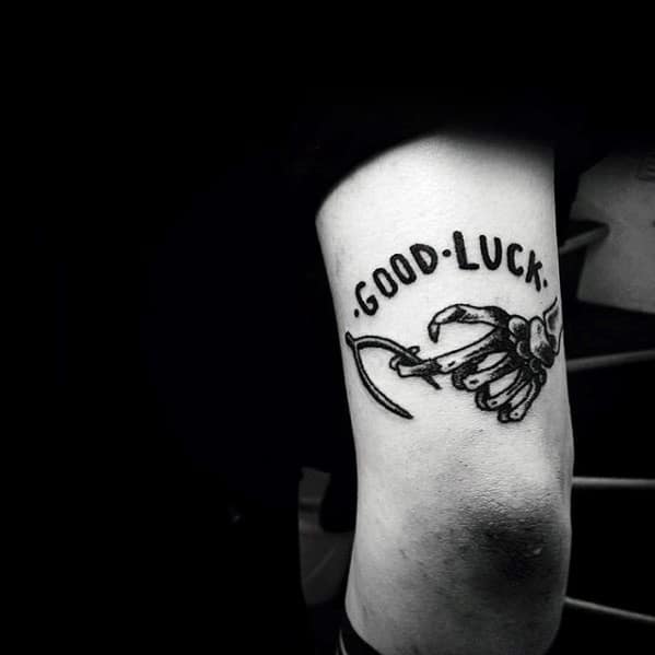 good luck tattoos designs for men