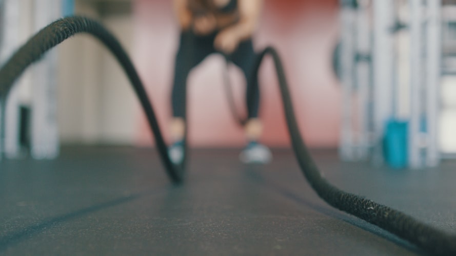 workout with rope