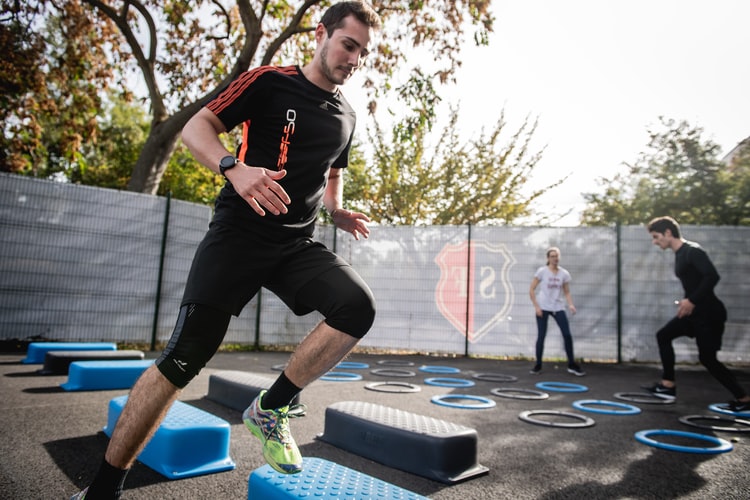 man exercising