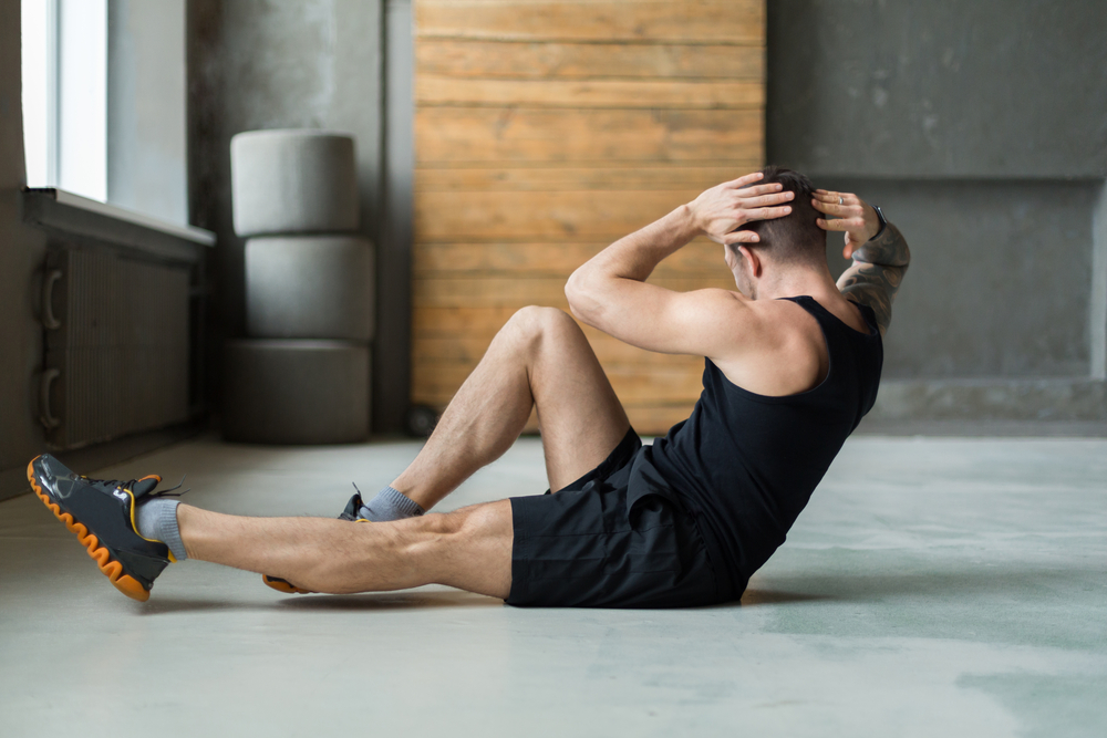 Man doing Ab Workouts