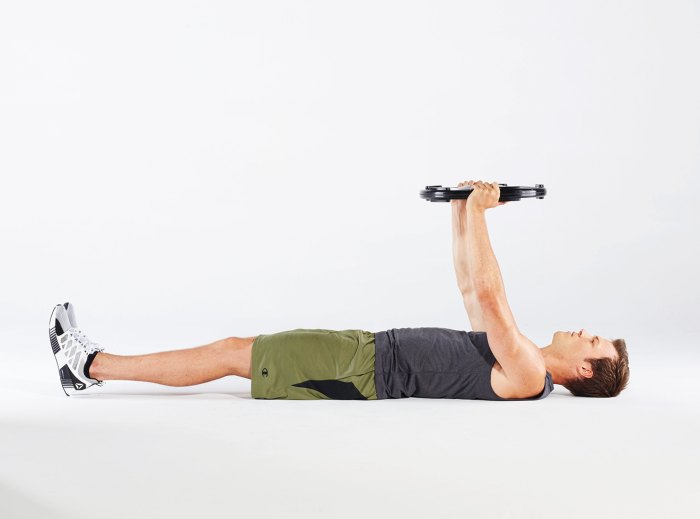 body weight plate workout for men