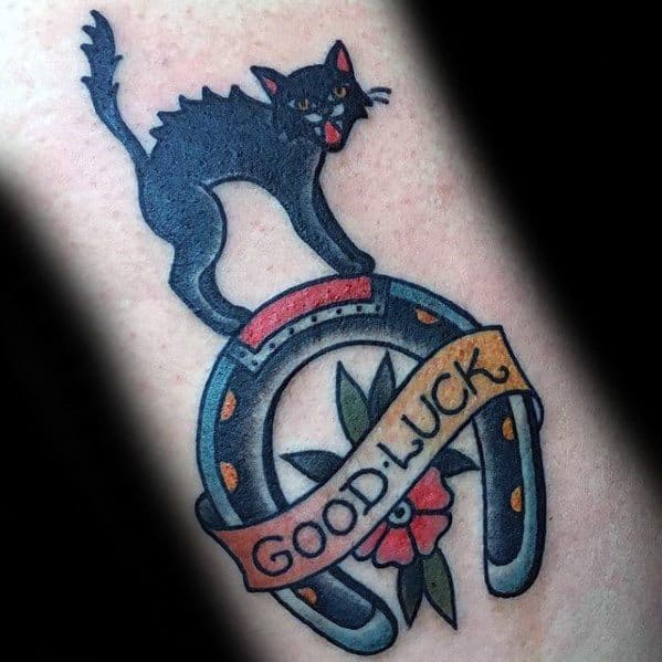 good luck tattoos designs for men