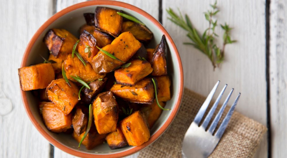 cooked sweet potato