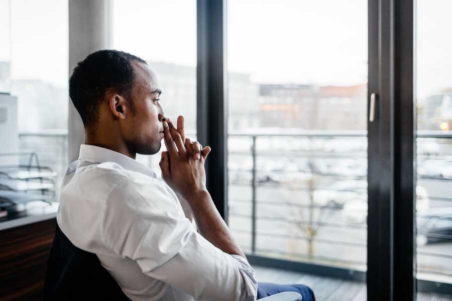 Man Thinking Hard