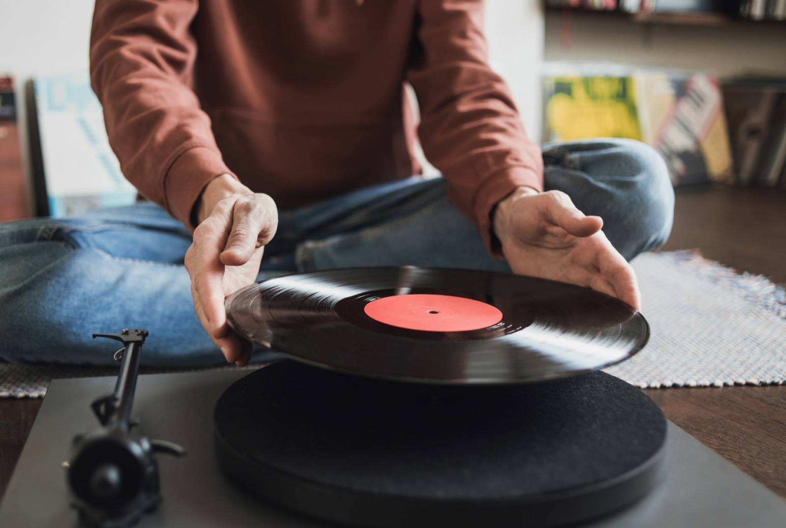 Man Listening To Music 