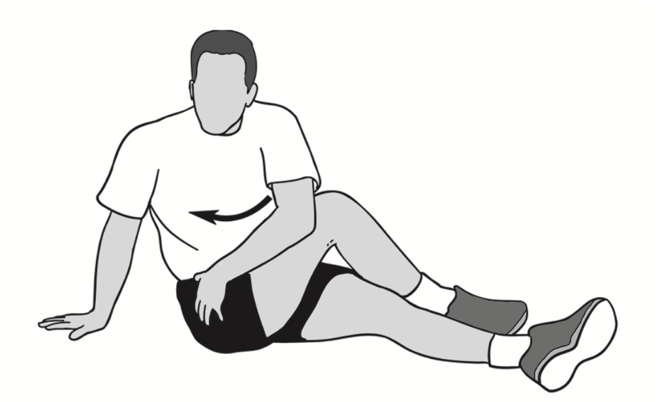 Man Stretching