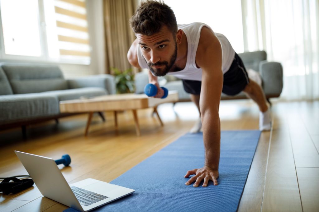Man Workout at Home
