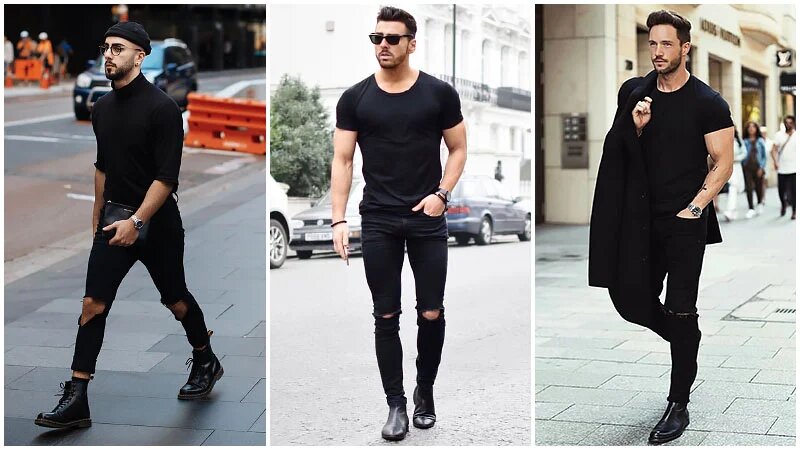 men black fashion