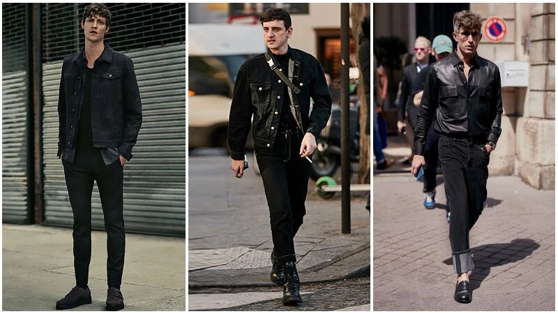 men black fashion