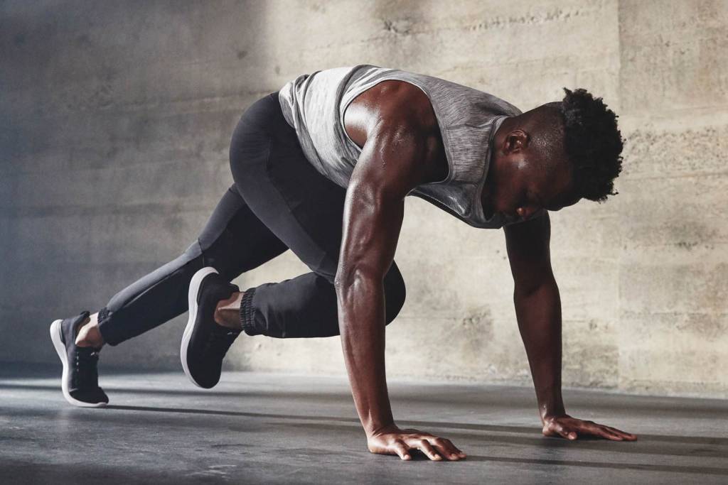 man doing exercise