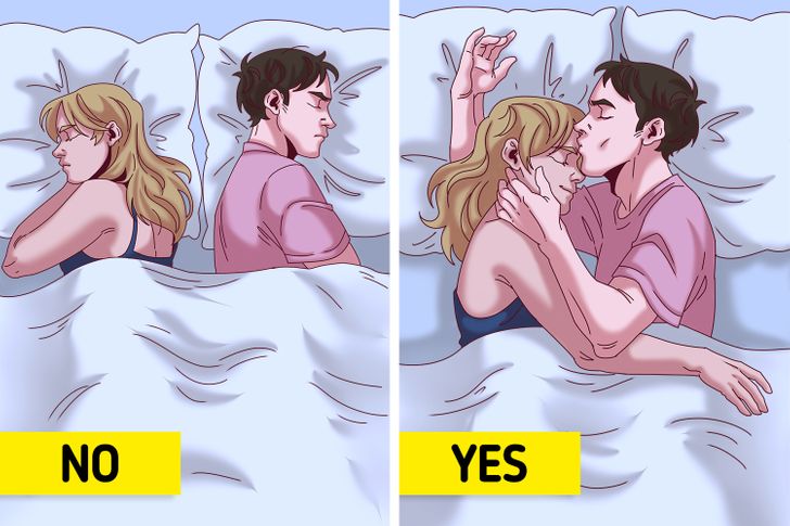 Forgetting to kiss goodnight