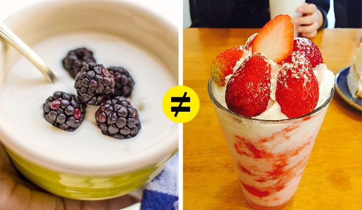 Sweet yogurts