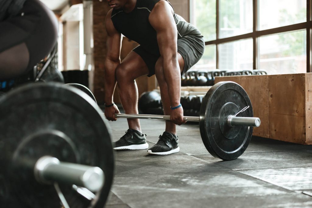 Man Weightlifting