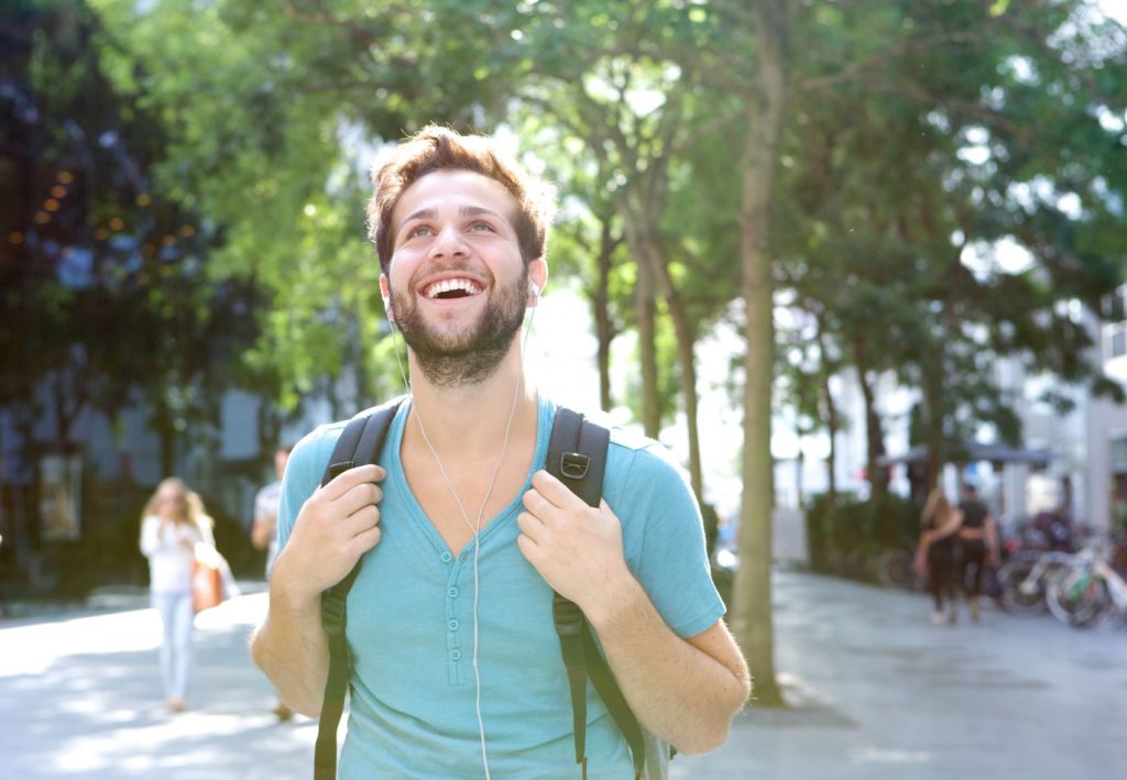 Smiling handsome man 