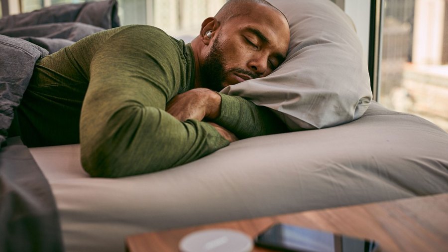 man sleeping