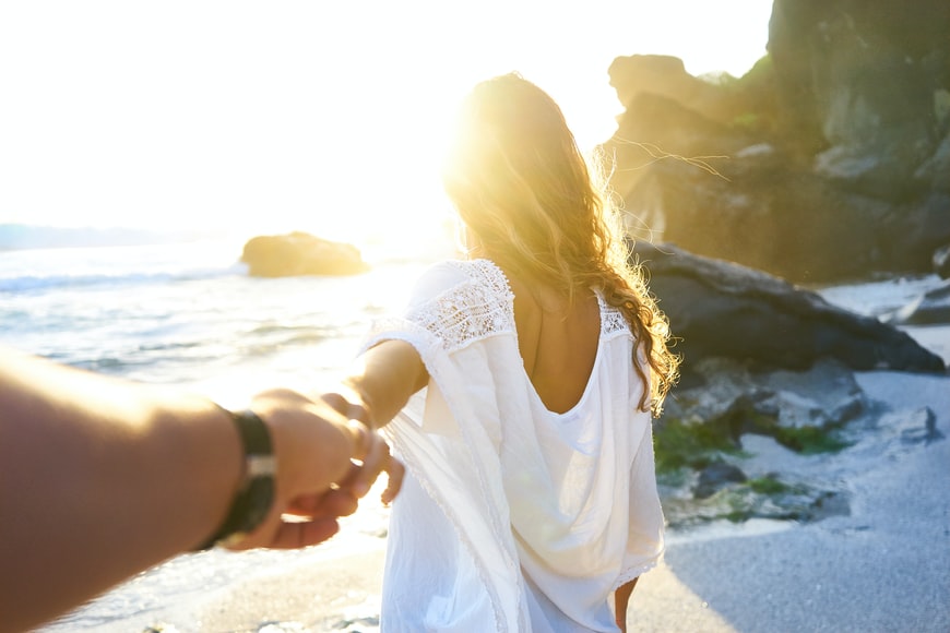 Couple on The beach