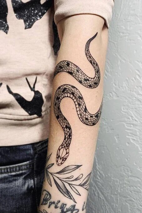 snake tattoos for men