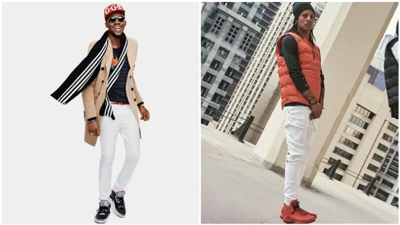 jordan fashion with jeans