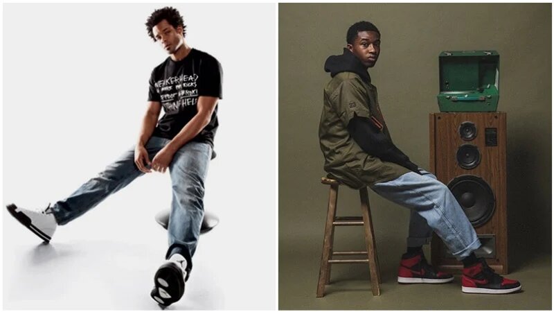 jordan fashion with jeans