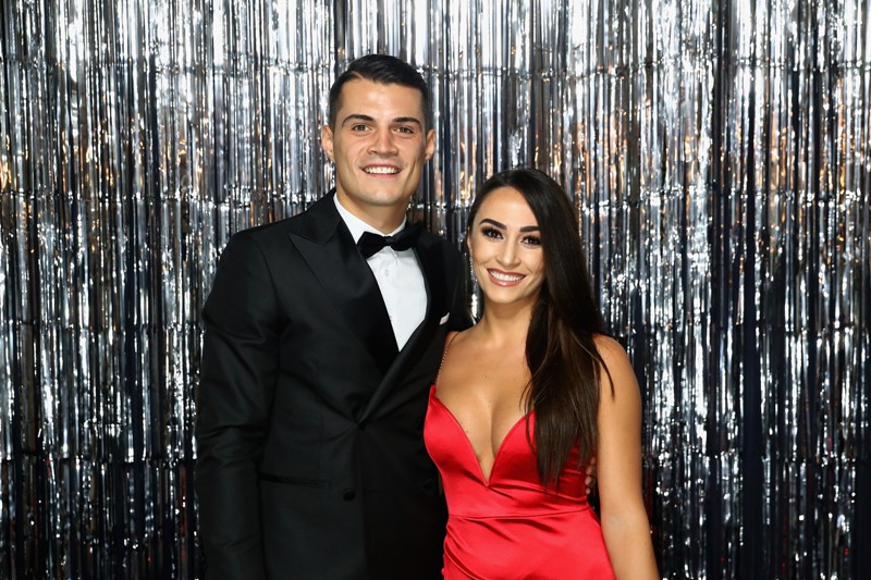 Leonita Lekaj and Granit Xhaka
