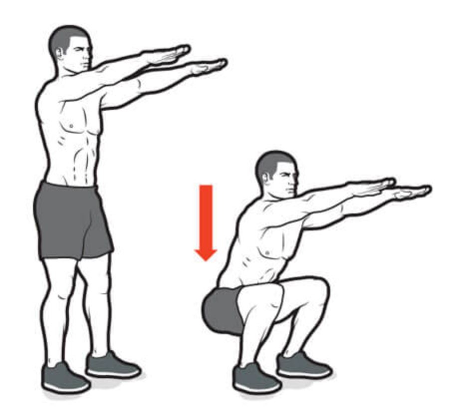 Man squat
