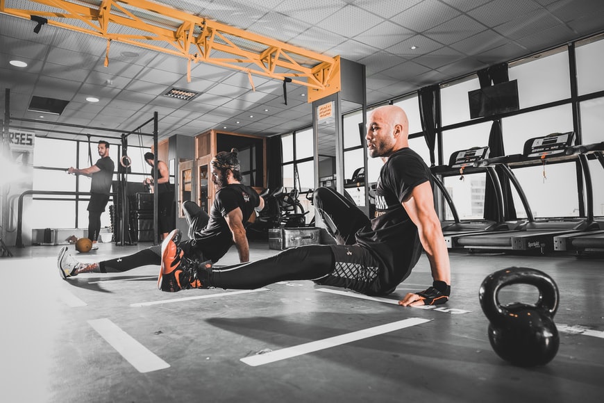 Men Gym Training