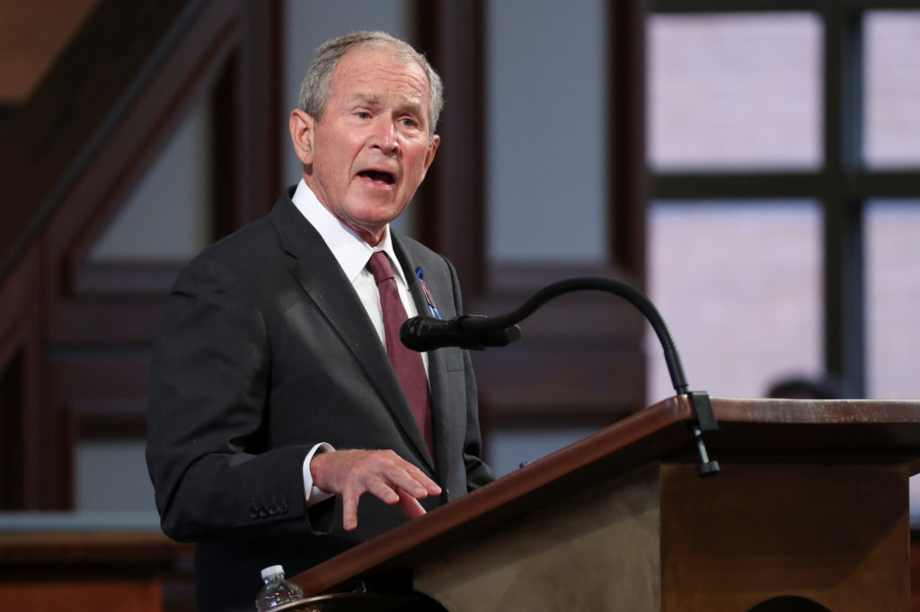 Former U.S. President George W. Bush
