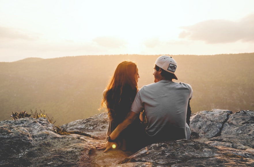 Sitting couple