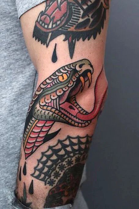 snake tattoos for men