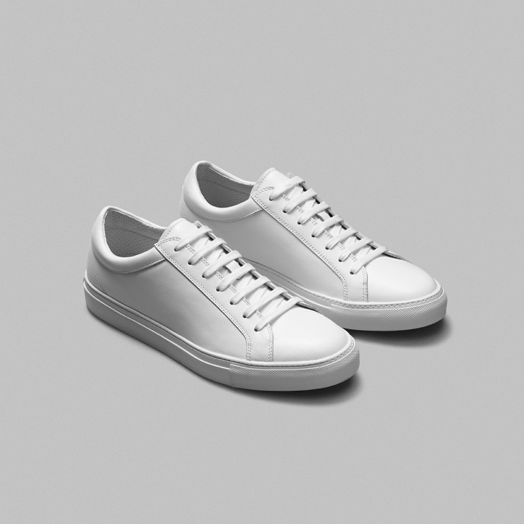 White Leather Sneakers