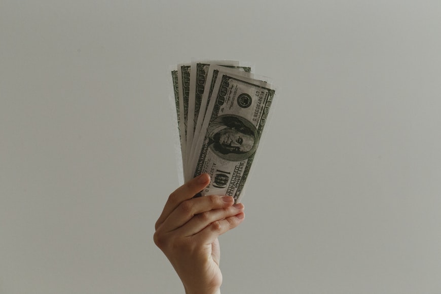 holding money