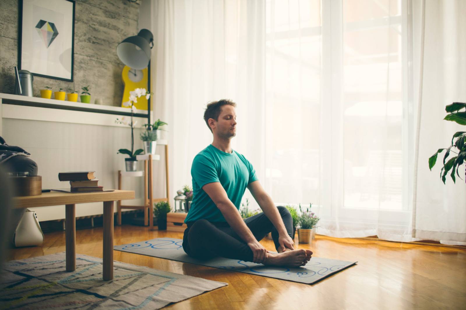 Man Meditating 