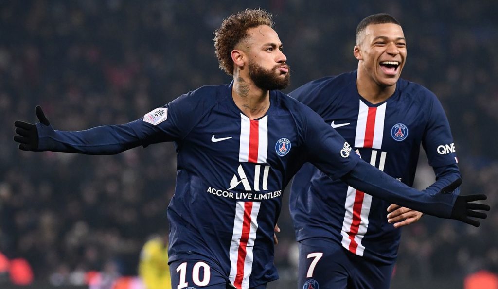 Neymar and Mbappe