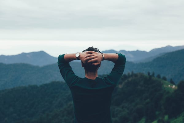 man looking away 