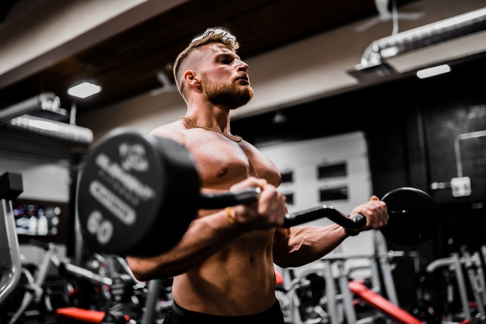 Man Lifting Weights 